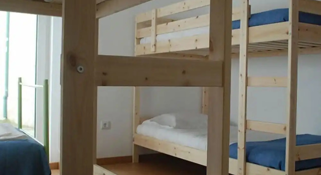 Кровать в общем номере EsposendeGuesthouse