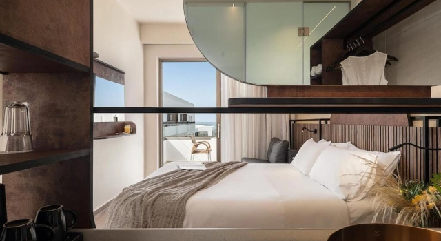 Номер Superior с красивым видом из окна Geraniotis Hotel and Resort