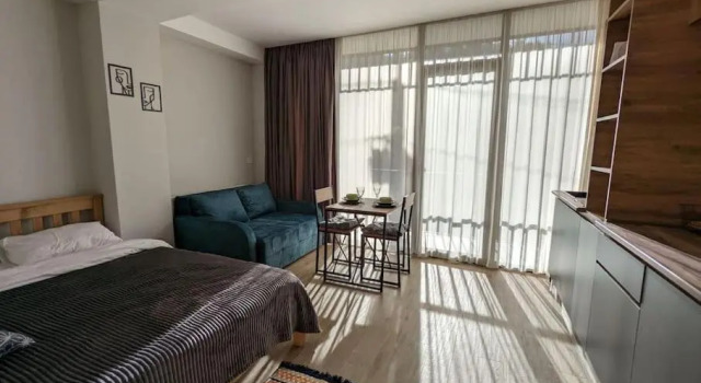 Апартаменты Modern 1BR Condo Near Didveli - 7 Min Walk