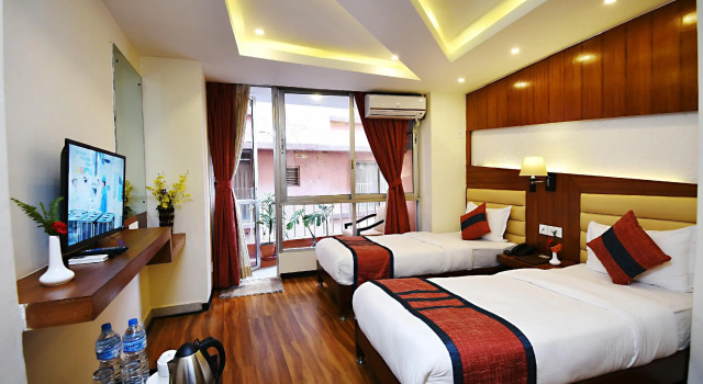 Двухместный номер Deluxe с балконом Hotel Jampa