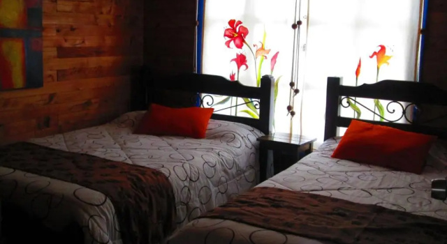 Бунгало Superior с балконом и с красивым видом из окна Hotel Campestre El Refugio De Balsora