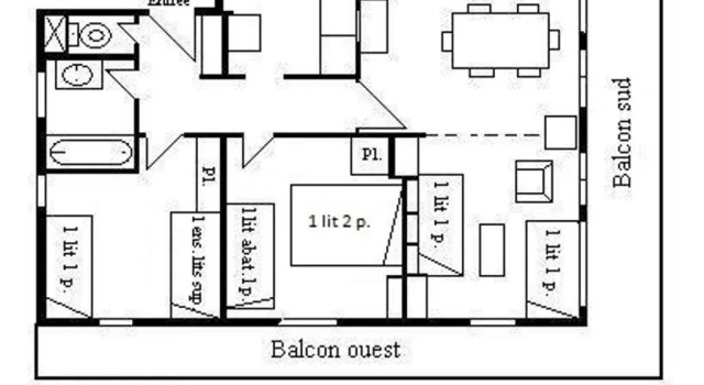 Appartement Méribel, 3 pièces, 8 personnes - FR-1-180-375