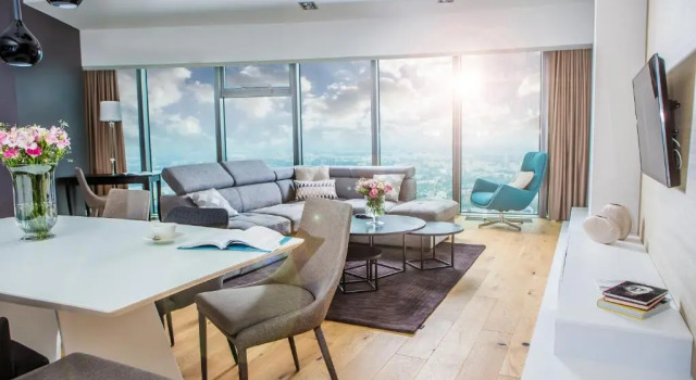 Апартаменты 30th+ Floor Apartments in Sky Tower