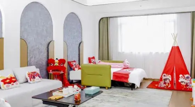 Люкс Deluxe O.live Social Hotel (Lufeng Donghai Avenue)