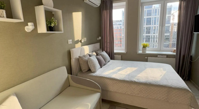 Studio apartment at 97A Lenin Street, Prenota Appartamento Hotel a Udmurtia con parcheggio, Parcheggio