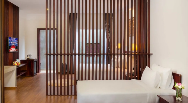 Трёхместный номер Deluxe с красивым видом из окна Sabara Angkor Resort & Spa