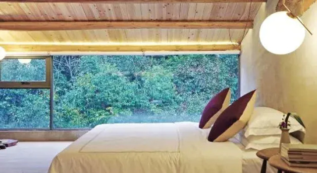 Люкс Wuyishan Hongpao Xunyou Tea Space Aesthetics Holiday Mountain Residence