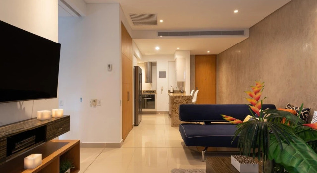 Luxe 1BR Apt With Amazing Water and City Views 2801, Забронировать Отель Отели Картахены 3 звезды, рядом с Consulate of Panama, 3*