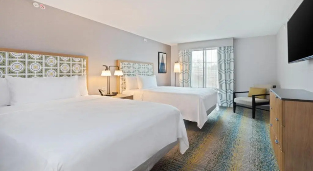 Четырёхместная студия люкс Hearing Accessible Homewood Suites by Hilton St Augustine San Sebastian