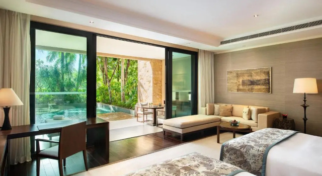 Двухместный номер Private Pool Raffles Hainan Clear Water Bay