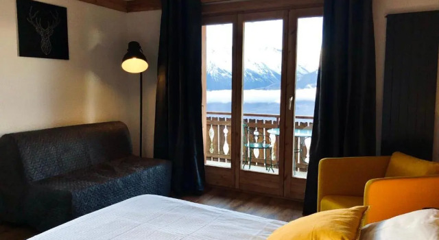 Двухместный номер Standard с красивым видом из окна Hôtel Chalet Royal
