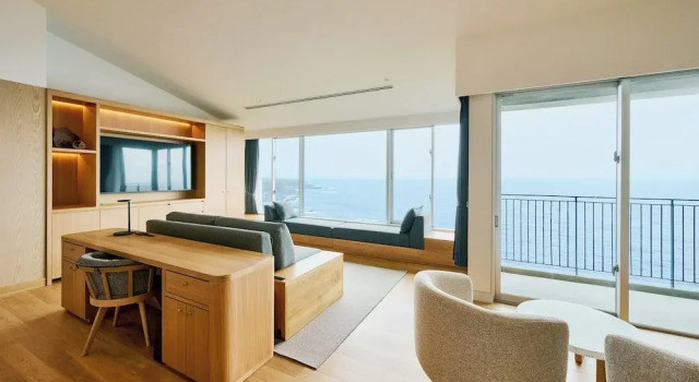 Двухместный номер Premium с балконом и с видом на океан samana hotel Yakushima