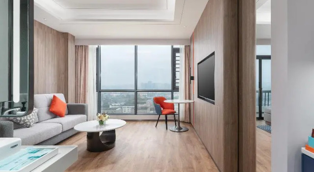 Двухместный люкс c 1 комнатой Holiday Inn Express Xiamen Jimei New Town by IHG