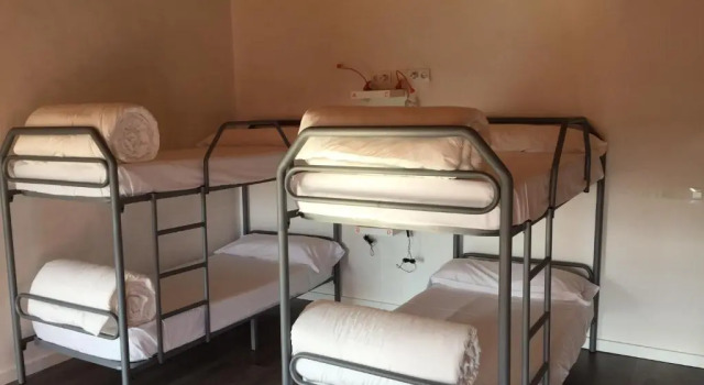 Кровать в общем номере Hostel Cañaveral