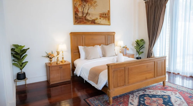 Люкс с балконом и с видом на сад The Vintage Hotel Khaoyai