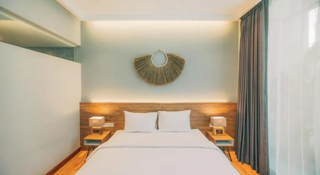 Двухместный номер Standard с видом на бассейн Bestah Coliving