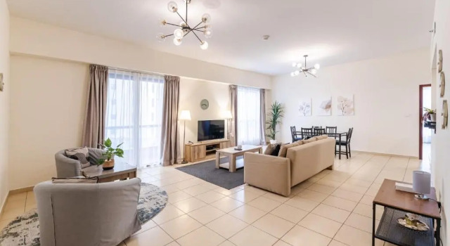 Апартаменты 3 Minute Walk to Beach 1 Bed Rimal 3 JBR