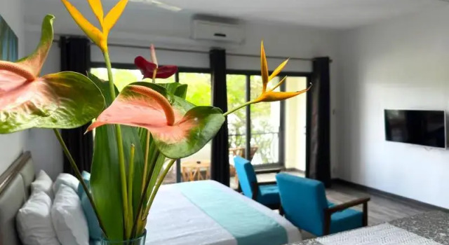 Студия c 1 комнатой с балконом Residence Le Point Choisy