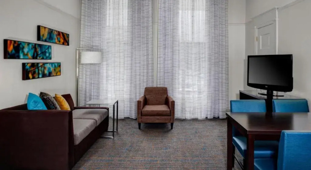 Люкс c 1 комнатой Residence Inn by Marriott Cleveland Downtown