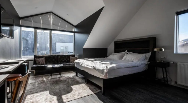 Студия Пентхаус с балконом Vintage Apartment Hotel