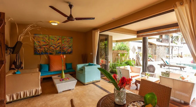 Люкс Classic с видом на море Villas des Alizes Beachfront Suites