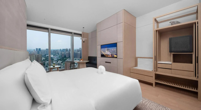 Двухместный номер Deluxe с видом на город Grand Bay Hotel Chengdu