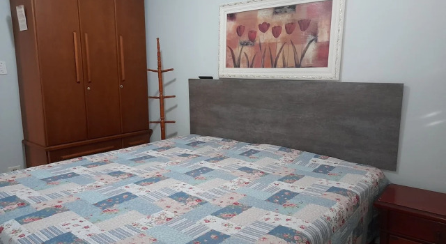 Апартаменты Apartamento em frente a Praia Santos