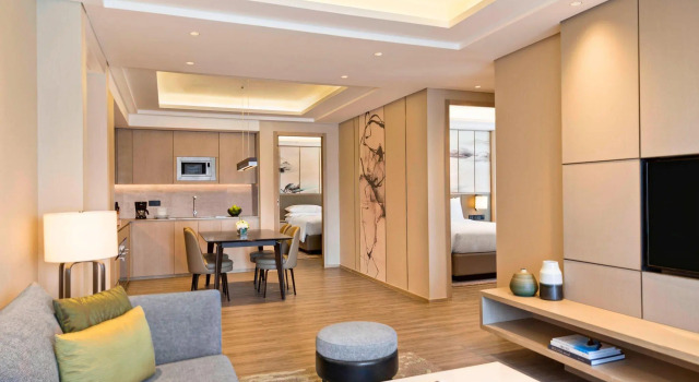 Апартаменты с 3 комнатами Marriott Executive Apartments Hangzhou