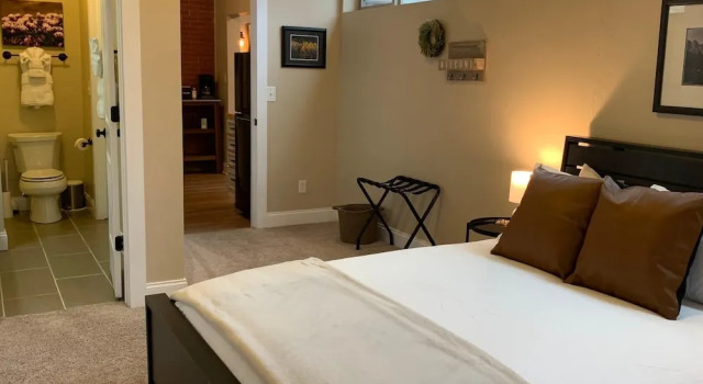 Люкс с балконом Gorgeous Guest Suite. Walk to Old Town & CSU!
