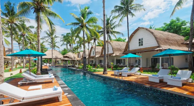 Двухместный номер Deluxe с видом на сад Jambuluwuk Oceano Gili Trawangan