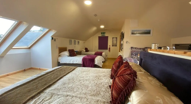 Четырёхместный номер Standard Kylemore Pass Hotel