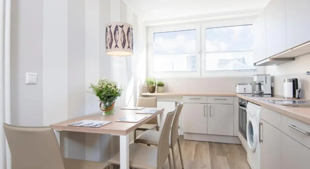 Апартаменты Appartementhaus Hansastraße 3 Bargstädts Apartment Ostseestrand