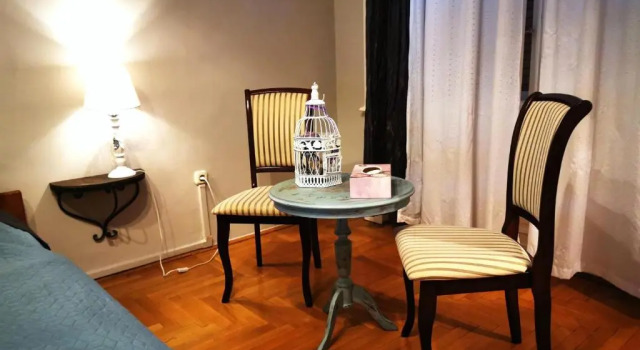 Апартаменты Belvárosi Vintage Apartman a sétáló utcán