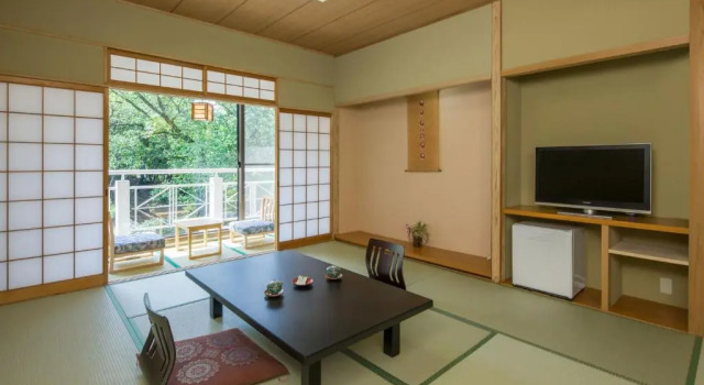 With Dining Room Dinner Japanese-Style Room Mikasa Ryokan