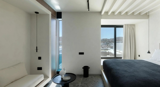 CUBIC Mykonos Seafront Design Suites, Reserva ahora Boutique Hoteles en Mykonos con piscina, Piscina