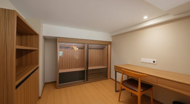 Кровать в общем номере Yinghong Apartment Hotel (Shanghai Jinqiao international store)