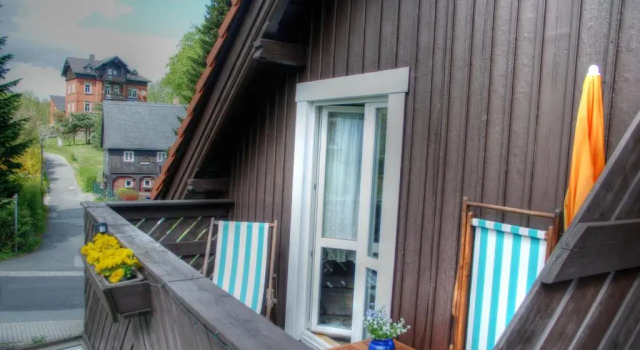 Standard double chambre avec balcon Pension & Café Abendröte