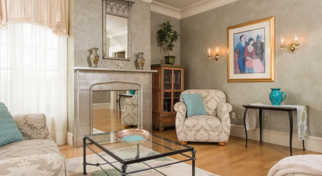Двухместный люкс Luxury с видом на сад Captain Farris House