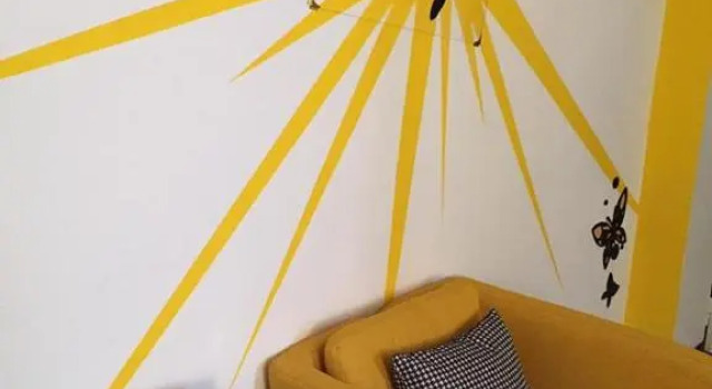 Yellow Butterfly House Holiday