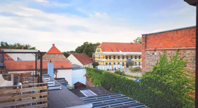 Апартаменты großes offenes Loft oder kleine gemütliche Wohnung mit Balkon