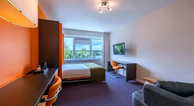 Номер Standard с видом на воду Amrâth Airport Hotel Rotterdam