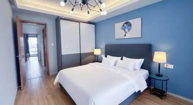 Люкс Дуплекс с 2 комнатами с балконом SKY Jumbo Seaview Homestay (Beihai Yintan Tourism Resort)