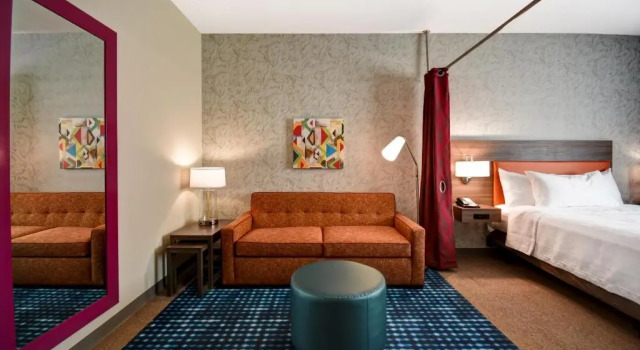 Двухместный люкс Standard Home2 Suites By Hilton Columbus Downtown