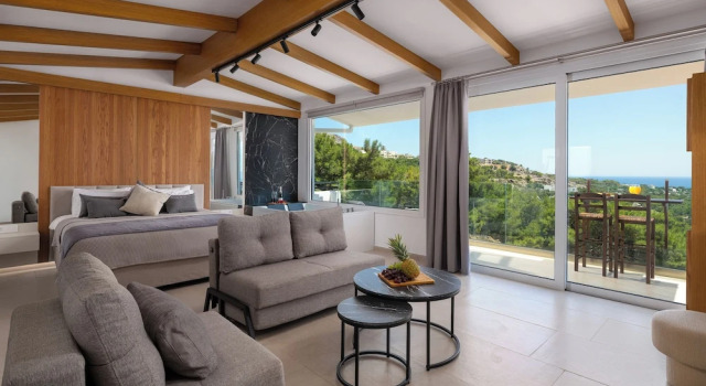Suite con balcone e con vista mare Pefkos View Apartments