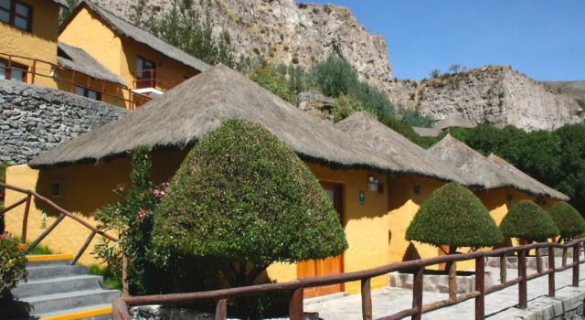 Standard Dreier Zimmer El Refugio Hotel Colca