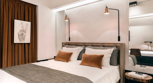 Двухместный номер Urban (No View) Niki Athens Hotel