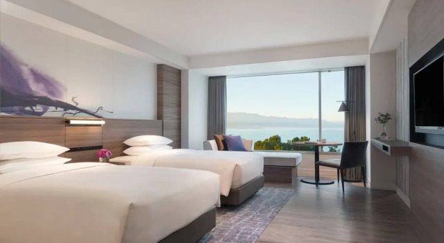 Номер Deluxe с видом на озеро Lake Biwa Marriott Hotel