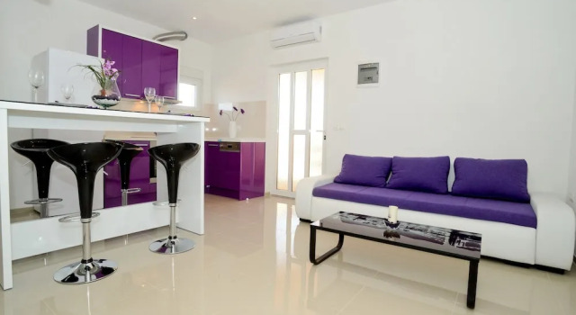 Двухместные апартаменты с балконом и с красивым видом из окна Apartments Julijana