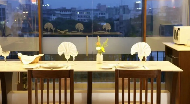 Апартаменты с 3 комнатами с балконом Perfect Haven Egmore Serviced Apartments
