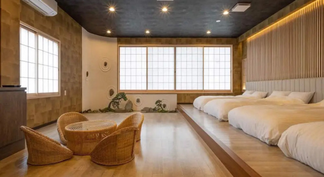 Четырёхместный семейный номер Standard Yumura Onsen MIDORIYA